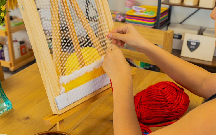 Mini Tapestry weaving