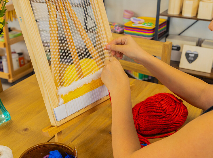 Mini Tapestry weaving